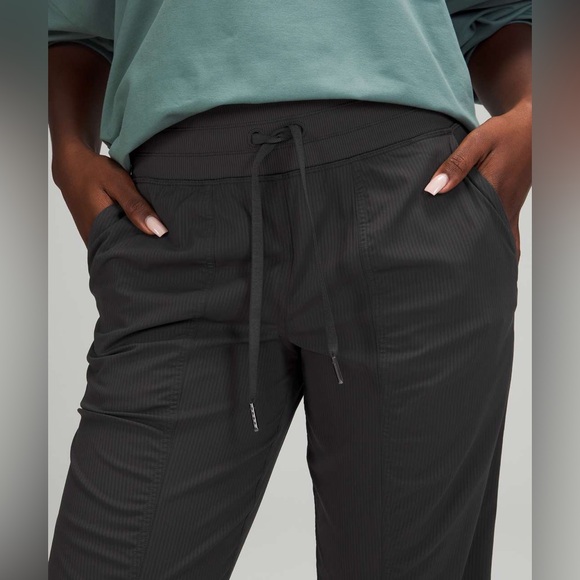 Lululemon Dance Studio Full Length Mid-Rise Ruched Joggers in Graphite Grey - Picture 3 of 13